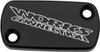 Works Connection - 21-116 - Anodized Billet Aluminum Front Brake Reservoir Cover - Black