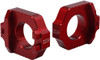 Works Connection - 17-270 - Elite Axle Block - Red - Yamaha