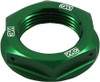 Works Connection - 24-338 - Steering Stem Nut - Green - Kawasaki
