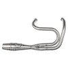 Sawicki - Brushed Stainless Steel 2-In-1 Shorty Cannon fits '91-'17 Dyna Models (Exc. FLD Switchback)