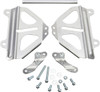 Works Connection - 18-008 - Radiator Brace Set - Silver - Honda