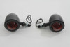 Black Marker Lamp Set with Red Lens Single Stem