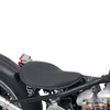 Drag Specialties - Black Leather Small Low-Profile Spring Solo Seat W/ White Stitch 