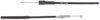 Moose Offroad -  - Black Vinyl Throttle Cable - 33-1/2" - Kawasaki/Suzuki