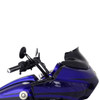 Klock Werks - 8" Black Flare™ Windshield fits '98-'13 Road Glide Models