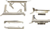 Moose Offroad - Radiator Braces - Silver - Gas Gas/Husqvarna/KTM