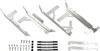 Moose Offroad -  - Radiator Braces - Silver - Gas Gas/Husqvarna/KTM