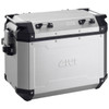  GIVI - Silver W/ Black Accents Trekker Outback 48 Liter Left Side Case 