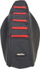 Moose Offroad -  - Ribbed Seat Cover - Black Cover/Red Ribs - Honda