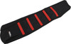 Moose Offroad -  - Ribbed Seat Cover - Black Cover/Red Ribs - Honda