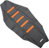 Moose Offroad - Ribbed Seat Cover - Black Cover/Orange Ribs - KTM