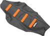 Moose Offroad - Ribbed Seat Cover - Black Cover/Orange Ribs - KTM