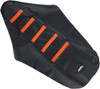 Moose Offroad - Ribbed Seat Cover - Black Cover/Orange Ribs - KTM