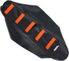 Moose Offroad -  - Ribbed Seat Cover - Black Cover/Orange Ribs - KTM