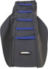 Moose Offroad - Ribbed Seat Cover - Black Cover/Blue Ribs - Yamaha