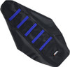Moose Offroad -  - Ribbed Seat Cover - Black Cover/Blue Ribs - Yamaha