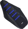 Moose Offroad -  - Ribbed Seat Cover - Black Cover/Blue Ribs - Yamaha