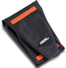 Moose Offroad - Ribbed Seat Cover - Black Cover/Orange Ribs