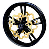  Lyndall Brakes - Gold 11.8" Enforcer One Piece Perimeter Spoke Mount Front Rotor fits '14 & Up Touring Models 