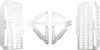 Devol - 0101-5404 - Radiator Guards - Brushed Aluminum - Yamaha