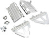 Devol - 0101-1210 - Radiator Guards - Brushed Aluminum - Honda