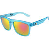 Flight Eyewear Benny V2 Square Sunglasses - Crystal Blue Frames/ Sunbeam Lenses