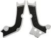Acerbis - 2630711035 - X-Grip Frame Guards - White/Black - CRF 250/450 R/RX