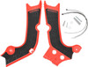 Acerbis - 2630711018 - X-Grip Frame Guards - Red/Black - CRF 250/450 R/RX
