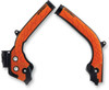Acerbis - 2449535229 - X-Grip Frame Guards - Orange/Black - Husqvarna | KTM