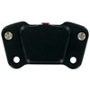  GMA - Smooth Black 2-Piston Custom Rear A-Caliper fits Big Twin Rigid Frames W/ 10" Rotor, Includes Linkage Rod 