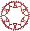 Moto-Master - 620122350 - 7075 Aluminum Rear Sprocket - 50 Tooth - Red