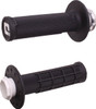 Odi - H36MXB - Micro-X Half-Waffle v2 Lock-On Grips - Black/Silver