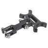  Thrashin Supply - Black Holeshot Riser Gauge Relocation Bracket 