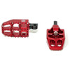  Deadbeat Customs - Harley Moto Footpegs - Red 