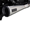 Vance & Hines - Brushed Stainless Steel 2-Into-1 Upsweep Exhaust System fits '14 & Up Sportster Models