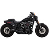 Vance & Hines - Black 2-Into-1 Upsweep Exhaust System fits '18 & Up M8 Softail Models