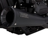  Vance and Hines - Brushed Stainless Steel 2-Into-1 Upsweep Exhaust System fits '18 & Up M8 Softail Models 