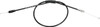 Motion Pro - 10-0136 - Black Vinyl Throttle Cable - Pull - '09-'20 Husqvarna/KTM 65