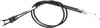 Motion Pro - 03-0428 - Black Vinyl Throttle Cable - Push/Pull - '11-'12 Kawasaki KX