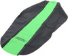 Sdg - 96341GK - Pleated Seat Cover - Green Top/Black Sides