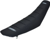 Sdg - 95941 - 6-Ribbed Seat Cover - Black Ribs/Black Top/Black Sides