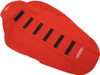 Sdg - 95943KRR - 6-Ribbed Seat Cover - Black Ribs/Red Top/Red Sides