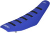Sdg - 95910KBB - 6-Ribbed Seat Cover - Black Ribs/Blue Top/Blue Sides