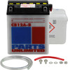 Parts Unlimited - Battery - YB12A-B