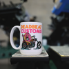 Deadbeat Customs - Jelly Donut Chopper Coffee White Mug