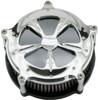 Harddrive - 120456 - Commodore Air Cleaner Kit Chrome W/ Clear Window