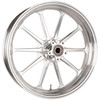 Slyfox - Machined Track Pro Rear/Single Disc Wheel fits '08-'23 Harley Touring W/ ABS - 17" X 3.5"