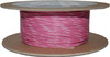 Namz Custom Cycle - NWR-109-100-20 - 100' Spool 20-Gauge Wire (Pink/White Stripe)