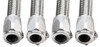 Jagg - 22-JHF06-SI-4 - Hose Finisher 3/8" Silver Anodized 4Pk