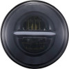 Pathfinder - HD7CLB - Classic Led Headlight 7" W/Drl Black